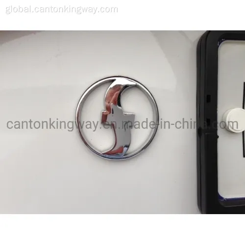 China ABS Plastic Chrome Emblem & Company Logo Emblem Factory